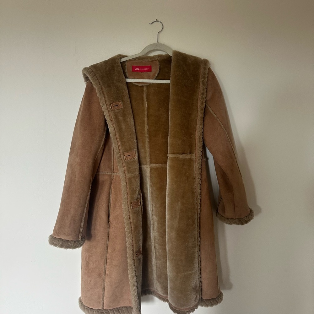 Anne Klein Women's Tan Teddy Jacket